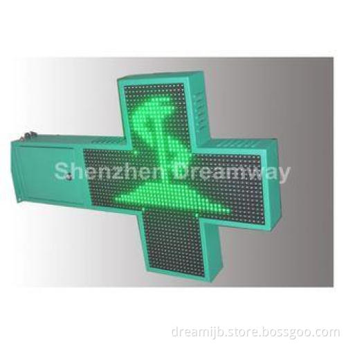 1G P16 Outdoor LED Pharmacy Cross Display Waterproof DIP546